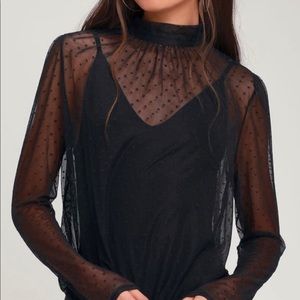 Free People mesh body suit
